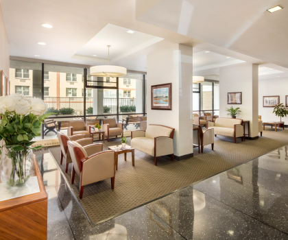 interior spacious lobby